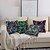 cheap Decorative Pillows-Floral Plant Double Side Pillow Cover 4PC Soft Decorative Square Cushion Case Pillowcase for Bedroom Livingroom Sofa Couch Chair