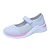 cheap Women&#039;s Sneakers-Women&#039;s Sneakers Plus Size Slip-on Sneakers White Shoes Outdoor Daily Color Block Solid Colored Summer Wedge Heel Round Toe Sporty Classic Casual Walking Mesh Magic Tape Black White Dusty Rose