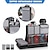 billige Utstyr for å organisere i bilen-biloppbevaringsboks universal bagasjebag med stor kapasitet bakseteoppbevaringsbag lasteholder lommeorganisatorer universal