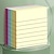 cheap Travel &amp; Luggage Accessories-Plain Color Sticky Notes, 200 sheets Note Office Note Paper Horizontal Line Note Sticker Large And Medium Size Note Can Be Written And Pasted N Times