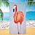 cheap Home Wear-Microfiber Terry Cloth Digital Printing Flamingo Beach Towel Seaside Sitting Blanket Shawl Sweat Towel Shop Towel