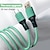 cheap Cell Phone Cables-New liquid silicone 5A USB charging data cable fast charging data cable for iPhone / Android / Type-C length (3.3 ft  1m /4.9 ft  1.5m / 6.6 ft  2m)