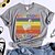 cheap Everyday Cosplay Anime Hoodies &amp; T-Shirts-rainbow LGBTQ NO GENDER ONLY GOOSE T-shirt Anime Graphic T-shirt For Men&#039;s Women&#039;s Unisex Adults&#039; Hot Stamping 100% Cotton Casual Daily