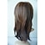 cheap Synthetic Trendy Wigs-Long Layered Shoulder Length Brown with Camel color Highlight wig Synthetic Hair Fiber Highlight Multicolor Wigs for White Women