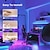 Недорогие Светодиодные ленты-Светодиодная лента rgbic, совместимая с alexa google home, меняющая цвет светодиодная подсветка, музыкальная синхронизация, tuya, Wi-Fi, для спальни, потолка, игровой комнаты, shustar