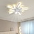 voordelige Plafondventilatorverlichting-led-plafondventilatoren, dimbaar met afstandsbediening, bloemontwerp, inbouwplafondlamp, acryl lampenkap, kroonluchter, slaapkamer, woonkamer