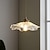 Недорогие Островные огни-светодиодный подвесной светильник мини-стекло медный подвесной потолочный светильник со стеклянным зубчатым абажуром подвесной светильник из прозрачного стекла для спальни гостиной столовой кухни