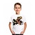 Недорогие 3d футболки мальчика-модная футболка с короткими рукавами с принтом букв, модные цветные рубашки с 3D-принтом для мальчиков и девочек