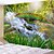 cheap Wall Tapestries-Landscape Waterfall Natural View Wall Tapestry Art Decor Blanket Curtain Hanging Home Bedroom Living Room Decoration Polyester