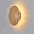 baratos Candeeiros de Parede de interior-Luz led de parede quarto lâmpada de cabeceira design redondo madeira para sala de estar parede de fundo moderno corredor varanda estudo luz criativa lâmpada de parede de luxo