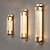 billige Indendørsvæglamper-krystal indendørs væglamper led nordisk stil stue butikker cafeer stål varm hvid væglampe 110-240v