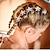 billige photobooth rekvisitter-10 stk mini faux perle klo klips vintage hårspenner med tusenfryd blomst søt kunstig smell klips dekorativt hår tilbehør for kvinner jenter