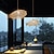 baratos Design de Lanterna-luz led pendente de bambu lanterna design lustre retro 62cm e26/e27 lustre iluminação de teto é aplicável à sala de estar quarto restaurante café bar restaurante clube