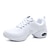 cheap Dance Sneakers-Women&#039;s Dance Sneakers Ballroom Dance Square Dance Party Collections Fashion Flat Heel Round Toe Lace-up Adults&#039; Black White Red