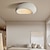 Недорогие Потолочные светильники с диммером-Овальный креативный абажур, современный потолочный светильник в стиле ваби-саби, элегантная скандинавская потолочная люстра для гостиной, минималистский потолочный светильник