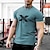 cheap Men&#039;s Graphic T Shirt-Cross Casual Mens 3D Shirt For Gym | Grey Summer Cotton | Graphic Letter Scratches Gray Tee Men&#039;S Blend Sports Muscle Short Sleeve Comfortable