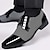 voordelige Heren Oxfordschoenen-Voor heren Oxfords Derby-schoenen Loafers van imitatieleer Zakelijk Casual Brits Bruiloft Feesten &amp; Uitgaan PU Ademend Elastiekje Zwart blauw Grijs Zomer Lente