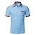 voordelige klassieke polo-Voor heren Tennisshirt Golfshirt liiketoiminta Casual Kraag Polo kraag Korte mouw Eenvoudig Basic Effen Kleur Geruit Lapwerk nappi Zomer Normale pasvorm Zwart Wit Rood Marineblauw blauw Groen