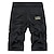 voordelige Klassiek-Voor heren Cargoshorts Korte broek Meerdere zakken Effen Comfort Ademend Buiten Dagelijks Uitgaan Modieus Streetwear Leger groen Groen