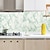 cheap Abstract &amp; Marble Wallpaper-Green marble texture sticker PVC self-adhesive wallpaper waterproof and moistureproof desktop renovation sticker Kitchen oil resistant film instant paste a roll of 17.72 inches * 74.78 inches