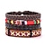 abordables Accesorios usables-pulsera de estilo bohemio estilo étnico artesanías de cuentas coloridas artesanías de tejido de mujer