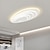 baratos Luzes de teto reguláveis-luz de teto moderna regulável com contral remoto 56cm luminária de teto embutida abajur de acrílico lustre quarto sala de estar
