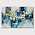olcso Absztrakt festmények-olajfestmény kézzel festett fal művészet absztrakt kés festmény táj arany lakberendezés dekor hengerelt vászon keret nélkül feszítetlen