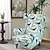 abordables Fauteuils à oreilles-stretch wingback chair cover wing chair slipcovers with seat cushion cover spandex jacquard wingback chair cover for ikea strandmon chair