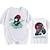 preiswerte Cosplay-Anime-Kapuzenpullover und T-Shirts für den Alltag-Muichiro Tokio T-Shirt-Ärmel Anime Grafik Für Paar Herren Damen Erwachsene St. Patrick&#039;s Day Heißprägen Casual