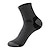 cheap Men&#039;s Socks-Men&#039;s 2 Pairs Socks Crew Socks Black White Color Color Block Daily Wear Vacation Weekend Patchwork Medium Fall &amp; Winter Warm Ups
