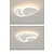 baratos Luzes de teto reguláveis-luzes de teto led reguláveis com controle remoto acabamentos pintados em metal acrílico lustres estilo moderno simplicidade sala de estar sala de jantar quarto luminária