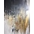 זול ציורים אבסטרקטיים-ציור שמן בעבודת יד ציור בגודל גדול צבוע ביד אמנות קיר זהב ציור קנבס מופשט קישוט הבית תפאורה ללא ציור מסגרת בלבד