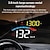 cheap Head Up Display-Car HUD Display, GPS Head Up Display Windshield Projector with Speed, Digital Clock, Overspeed Warning, Mileage Measurement, Water Temperature, Direction, Single Range Display for All Vehicles