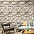 cheap Wallpaper-3D Brick Wallpaper Stone Self-Adhesive Peel and Stick Removable Contact Paper Refurbish Apartment Dorm Shop Strange Wall Brick Sticker For Bathroom Decor 17.7&#039;&#039;x236&#039;&#039;