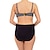 お買い得  ヴィンテージ水着-スイムウェア ビキニ プラスサイズ 1950年代風 ハイウェストの 女性用 フラワー 波点 ポリエステル 90# 94# ブラジャー ブリーフ