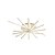 お買い得  シーリングライト調光可能タイプ-モダンなシーリングライト調光対応リモートコントラルフラッシュマウントシーリングランプアクリルランプシェードシャンデリアベッドルームリビングルームの花の形のライト