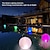 billige Undervandslys-førte pool flydende lys 40 cm glødende bold oppustelig lysende bold førte bold dekorative strandbold til udendørs swimmingpool pool sportsudstyr