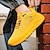 cheap Men&#039;s Shoes-Men&#039;s Sneakers Sporty Look Casual Athletic Walking Shoes Elastic Fabric Breathable Black White Yellow Fall