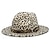 abordables Chapeaux de fête-chapeaux laine acrylique fedora automne mariage chapeau formel cocktail royal astcot luxe avec léopard casque chapeaux