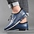cheap Men&#039;s Slip-ons &amp; Loafers-Men&#039;s Loafers &amp; Slip-Ons Leather Shoes Dress Shoes Dress Loafers Walking Casual British Daily Party &amp; Evening Leather Warm Loafer Black White Blue Summer Spring