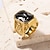 Χαμηλού Κόστους ανδρικά κοσμήματα &amp; κολιέ &amp; δαχτυλίδια-ανδρικό 14k κίτρινο επιχρυσωμένο σμαραγδένιο κόψιμο σε σχήμα δαχτυλιδιού κόκκινου ρουμπίνι