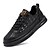 cheap Men&#039;s Shoes-Men&#039;s Sneakers British Style Plaid Shoes Comfort Shoes Casual British Preppy Daily PU Black Brown Summer Spring