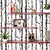 voordelige Bloemen- en planten behang-1 st berkenboom behang zwart-witte boom schil en stok muursticker zelfklevend pvc behang voor interieur kast tafel stoel kamer achtergrond renovatie 45cmx600cm/17.7&#039;&#039;x236.2&#039;&#039;