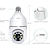 cheap Indoor IP Network Cameras-IP Camera Light Bulb, 2MP Wifi E27 Light Bulb Camera, 2.4/5G Dual Frequency IP Camera, Smart Home Security Video Surveillance, 2 Way Audio, Motion Detection Night Vision, Baby Monitor Pet Monitor