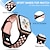 abordables Bracelets Apple Watch-Paquet de 4 Bracelet Sport Compatible avec Bracelet Apple Watch 38mm 40mm 41mm 42mm 44mm 45mm 49mm Imperméable Ajustable Silicone souple Bracelet de remplacement pour iwatch Series Ultra 8 7 SE 6 5 4