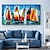billige Stillebensmalerier-båter oljelerret maleri hav landskap håndpint veggkunst bilde for stue hjemmeinnredning cuadros