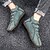 ieftine Încălțăminte manuală pentru bărbați-Bărbați Cizme Încălțăminte casual pentru bărbați Retro Mărime Plus Size Pantofi lucrați manual Pantofi de confort Plimbare Casual Zilnic Material elastic Respirabil Cizme / Cizme la Gleznă Dantelat