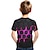 preiswerte 3D-T-Shirts für Jungen-Mode abstraktes Muster bedrucktes Kurzarm-T-Shirt Mode 3D-gedruckte bunte Hemden für Jungen und Mädchen