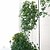 cheap Artificial Flowers-1PC evergreen plant hanging decoration rattan artificial five-leaf rattan plastic plant decoration is applicable to indoor and outdoor wall hanging decoration