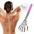 baratos Utensílios de Casa de Banho-1pc halloween ferramenta retrátil para coçar as costas massageador de chifre de aço inoxidável, ferramenta de massagem usada para relaxar o esqueleto traseiro bruxa abóbora